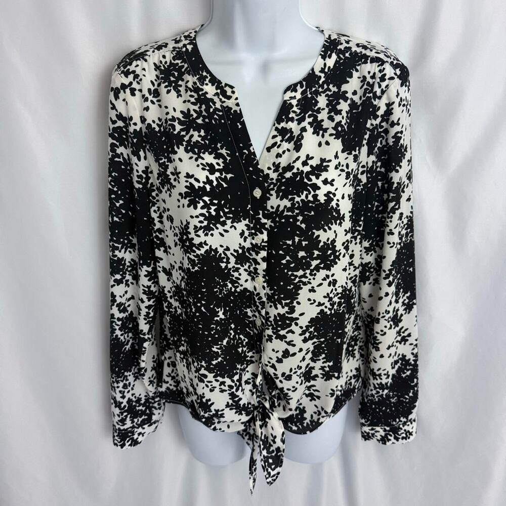 Talbots Front Tie Blouse Size Smalll